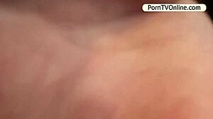 Young teen takes huge dildo in ass