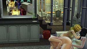 I introduced my new family to an orgy in the sims