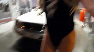 Outdoor Public Transsexual Car Wash Featuring Anal Assfucking And Blowjob Casting