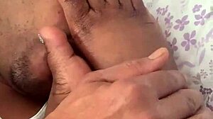 Intensely Sucking My Wife's Toes While She Gives Me A Passionate Handjob