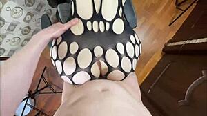 i made homemade porn with my stepsister, fucking her hot big ass in doggy style