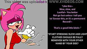 amy rose caught fingering her asshole with suggestive joi instructions