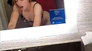 fucking tiny freshman from town club in hotel bathroom. she was just 18+ and so petite!