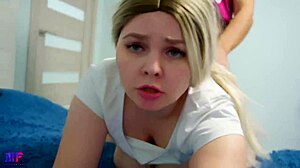 cheating wife gets wild with new neighbor, sucking and fucking 😜