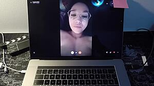 Spanish milf leyva fucks a lucky fan on webcam in this hot video