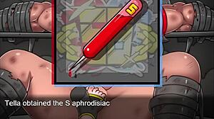 Sb catfight part 3: girls fight, get bound outdoors in anime hentai