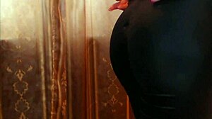 Webcam spandex leggings dancing