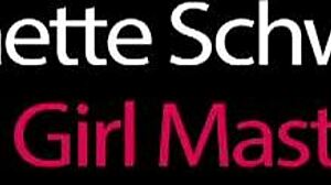 Young German nympho fingers her shaved pussy to orgasm!