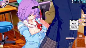 【エロゲーコイカツ！】東方 古明地さとりにおっぱい揉みまくりh！3dcg巨乳アニメ動画 東方プロジェクト 【ヘンタイゲーム】