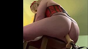 Alikat2 and the oak chair