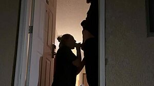 Couple Tries To Get Caught Having Sex In Hotel Doorway
