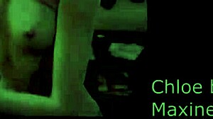 Man, Chloe en Maxine kregen me met dat spuitende lesbische 3D actie.. wow!
