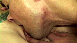 lucky hunk seduced by curvy blonde milf for hardcore blowjob and cumshot