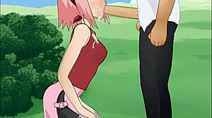 Sakura Haruno Performs Super Deepthroat In Naruto