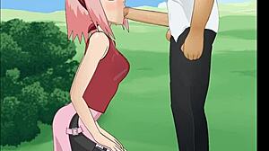 Sakura Haruno Performs Super Deepthroat In Naruto