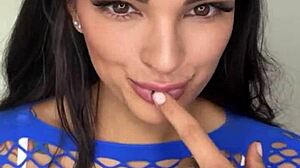 claudia bavel's big squirt in lingerie