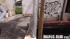 Public Pick Ups - Slender Cutie Spreads Her Pussy Starring Kirsten Lee