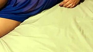 slut wife in lingerie teases before getting fucked and cumshotted in pov