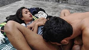 Hanif PK and Popy in Bikini Drill Hot Teen Neighbor