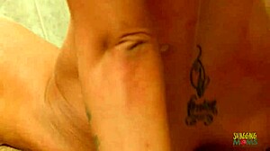 Leya falcon sucks his dick and balls