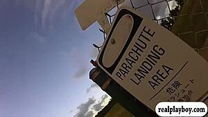 Badass babes conquer sky diving and boar hunting adventures