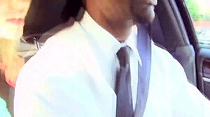 white teen gets intensely fucked during her uber ride