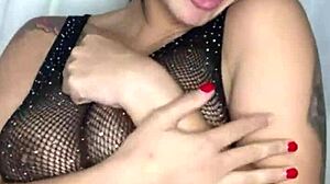 claudia bavel's big squirt in lingerie