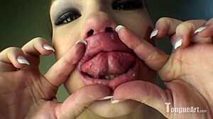 Felicity's Flexible Tongue Sucking Fetish