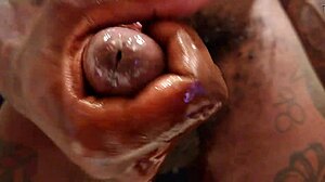 your favorite pornstar hallelujah johnson masturbates solo