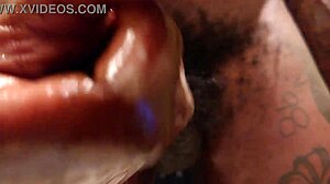 your favorite pornstar hallelujah johnson masturbates solo