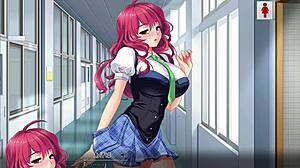 I squirted in the clasroom toilet durin anal scene