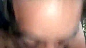 amateur gives rough sloppy blowjob gagging on huge cock?