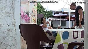 Picked up a girl in the cafe and fucked her hard in all holes 😜