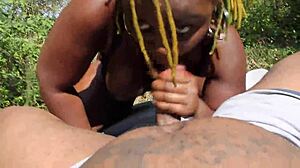 Poizon Ivy Sucks Big Black Cock On Highway!