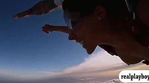 Badass babes conquer sky diving and boar hunting adventures