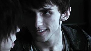 Are you ready for three young gays kissing before hardcore anal?