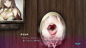 Sister Sucks Through Wall Hole! Intense Blowjob!