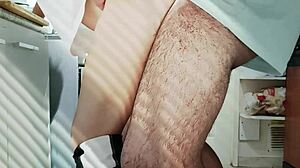 while cooking my boyfriend introduces me to the cucumber for lunch public couple wife housewife tattoo latina homemade outdoor mature