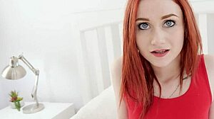 Ginger teen scarlet skies pov creampie