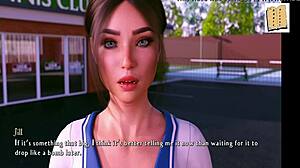 Hot kiss with jill in changing rooms.