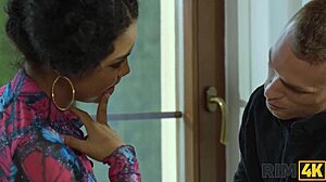 Rim4k Match Leads to Interracial Rimjob and Wild Sex with Ebony and European