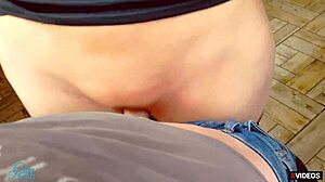 Cum In Pantyhose After Rough Rubbing!