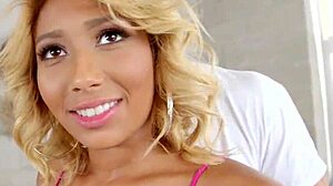 Naughty Latina Nikki Woods Muff Diving in Yoga