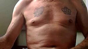 Man engages in intense gay sex. Passionate fucking and exploration.