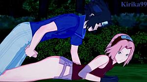 Sakura Haruno And Naruko Uzumaki Have Intense Sex With Sasuke Uchiha