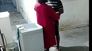 My Neighbor Saw Me Naked Sweeping and Put Me to Suck