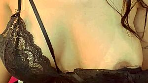 Cute Student Filmed in Nighttime Meeting