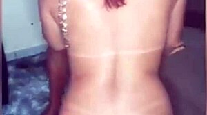 Watch this collared housewife get used by the hung guy with face slaps, choking, and full domination.