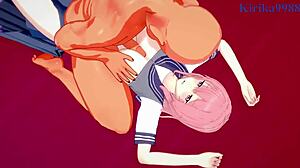 Marin Kitagawa And Shinju Inui In Intense Sex! Old Man Masturbates In My Dress-Up Darling Hentai.