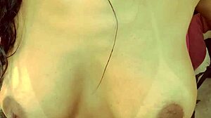 Cute Student Filmed in Nighttime Meeting